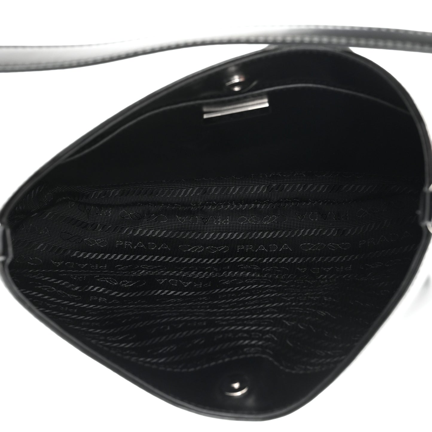 Spazzolato Cleo Shoulder Bag Black