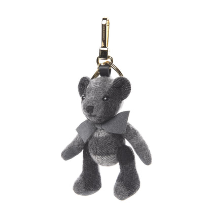 Burberry Cashmere Check Thomas Bear Charm Mid Grey 1 of 2