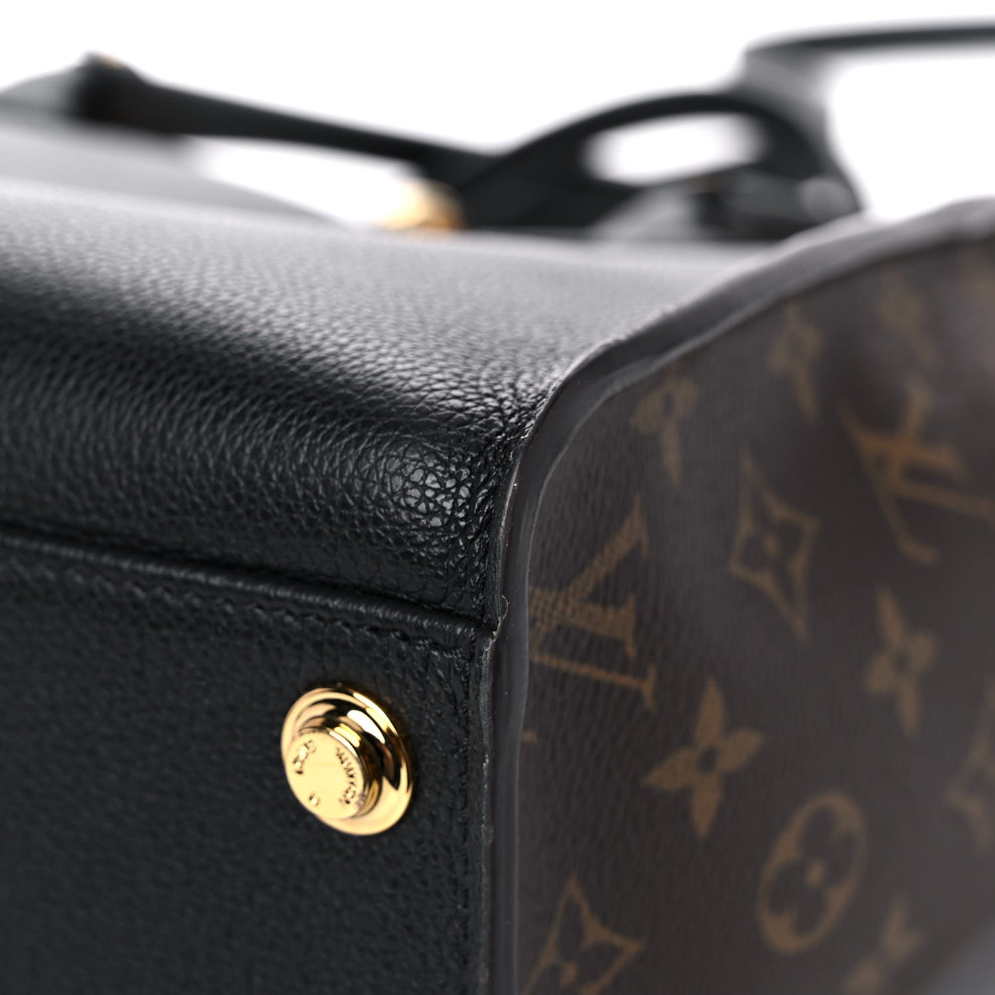 Calfskin Monogram On My Side Black