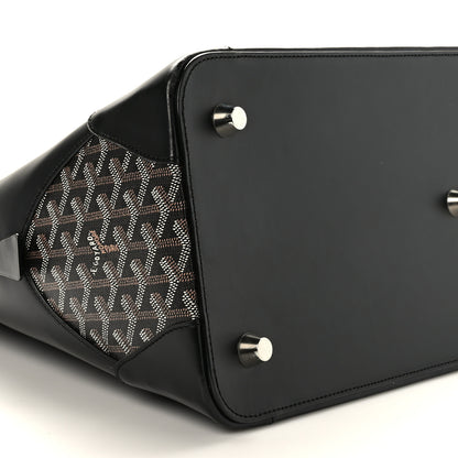 Goyard Calfskin Goyardine Sac Vendome GM Black 7 of 8