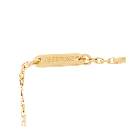 Van Cleef & Arpels 18K Yellow Gold Mother of Pearl Sweet Alhambra Bracelet 4 of 6