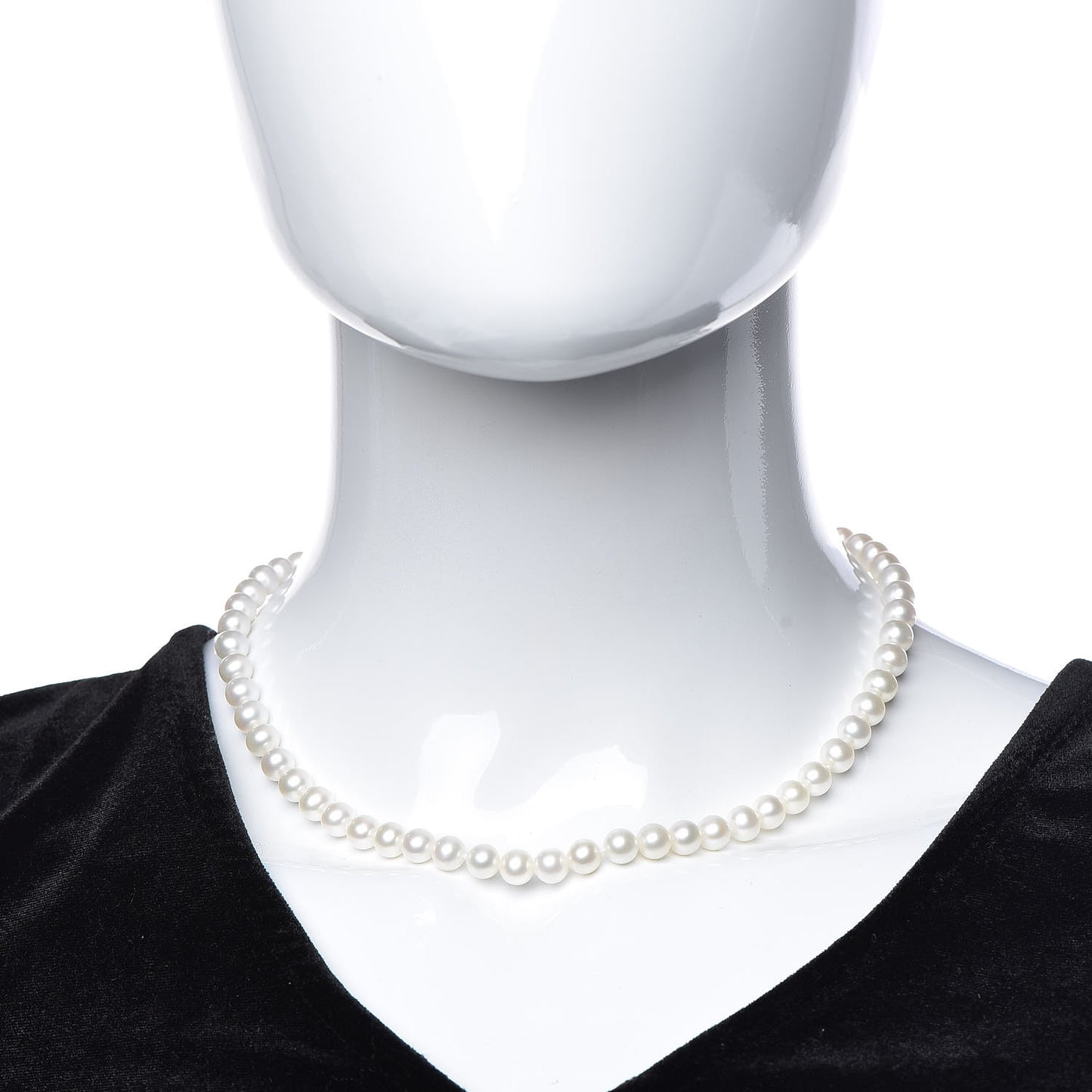 Sterling Silver Freshwater Pearl 6-7mm Ziegfeld Necklace