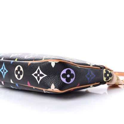 Louis Vuitton Monogram Multicolor Pochette Accessories Black 9 of 11