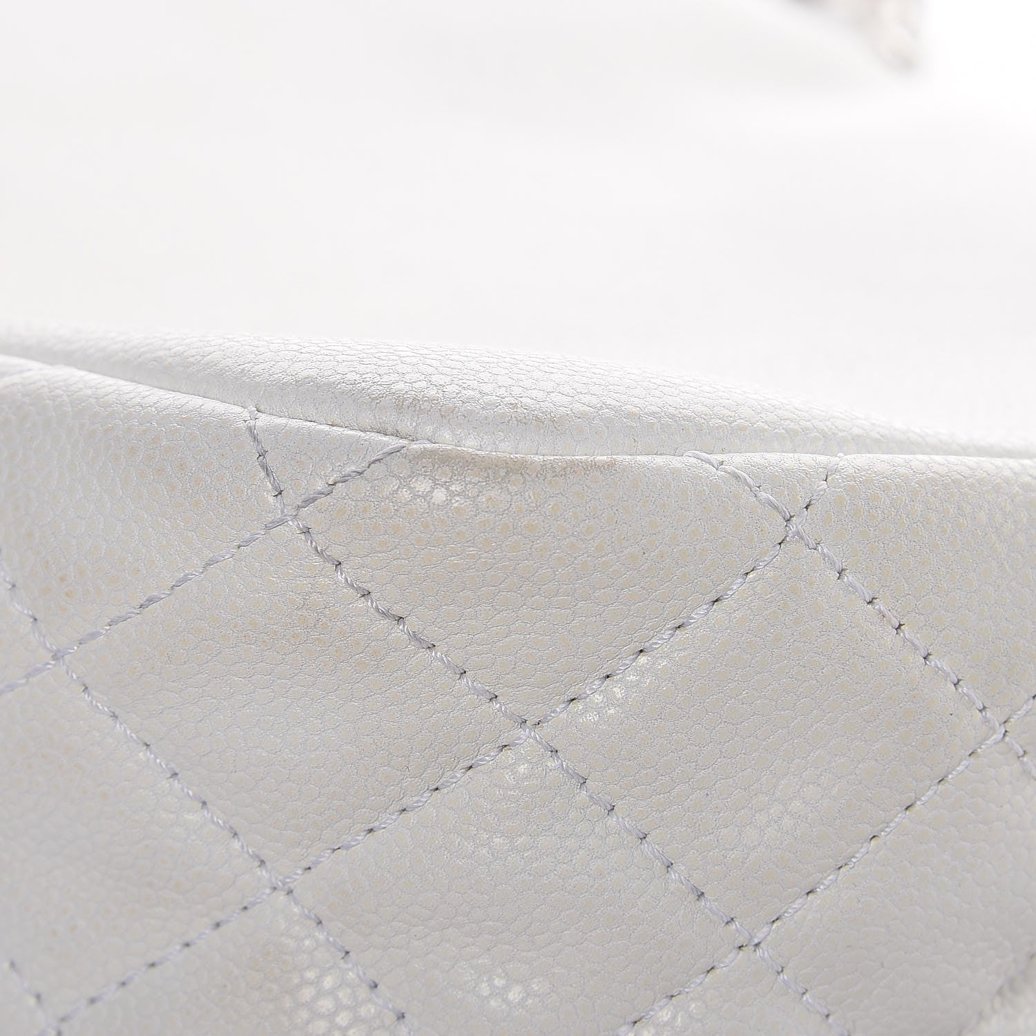 Chanel Caviar Large Timeless CC Flap White 12 of 12