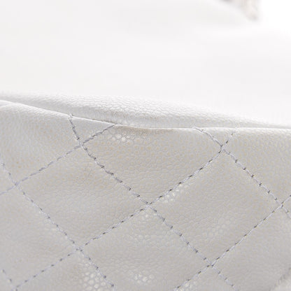 Chanel Caviar Large Timeless CC Flap White 12 of 12