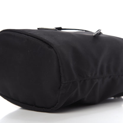 Prada Nylon Vela Drawstring Wristlet Pouch Black 7 of 10