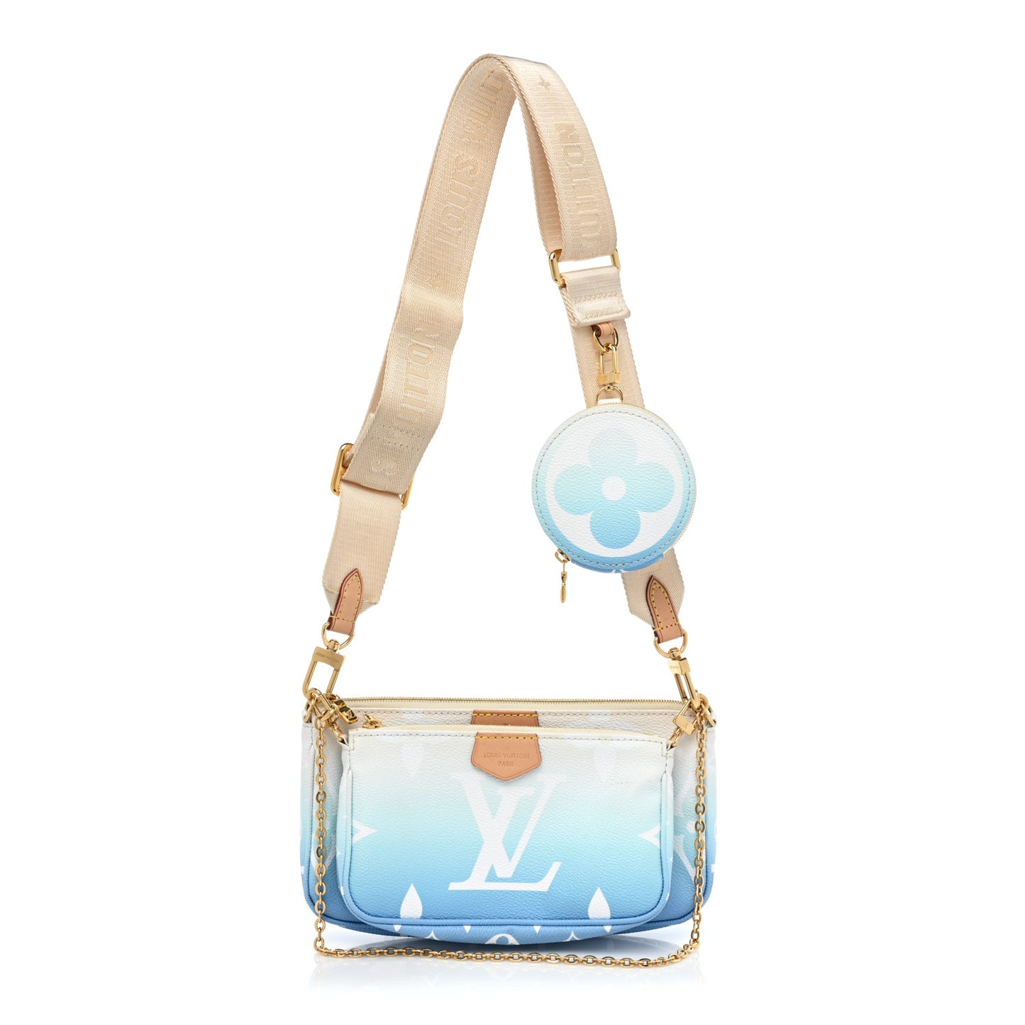 Monogram Giant By The Pool Multi Pochette Accessories Blue