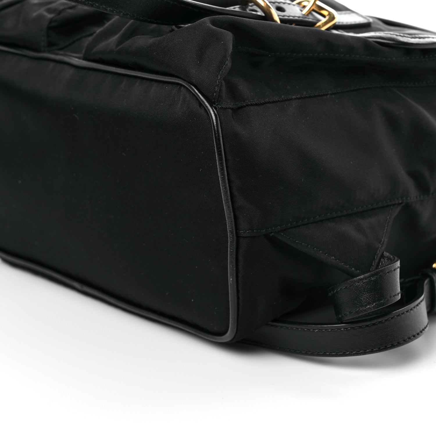 Prada Tessuto Nylon Vitello Backpack Black 8 of 8