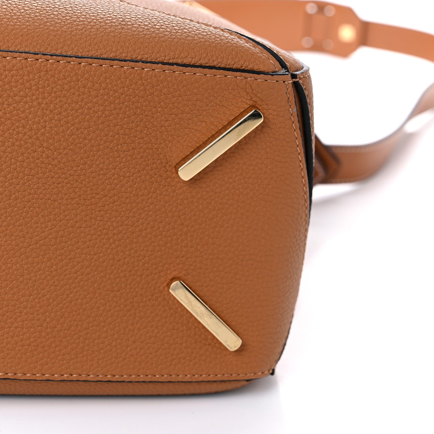 Calfskin Medium Puzzle Bag Light Caramel