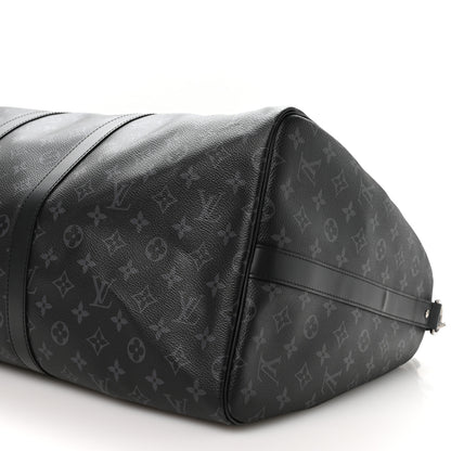 Louis Vuitton Monogram Eclipse Keepall Bandouliere 55 9 of 9