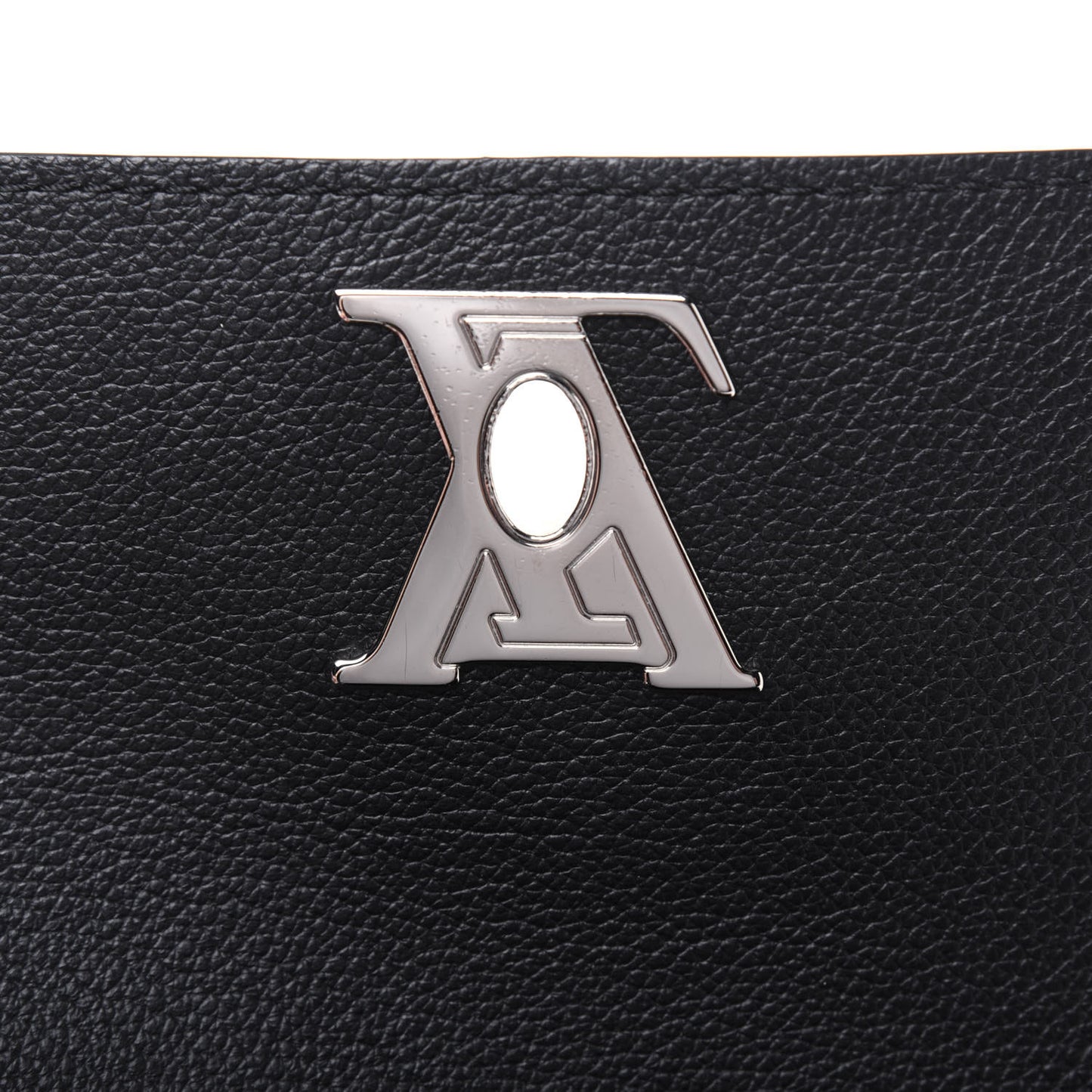 Calfskin Lockme Mini Backpack Black