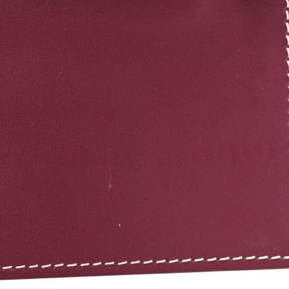 Goyard Goyardine Varenne Long Wallet Burgundy 7 of 8