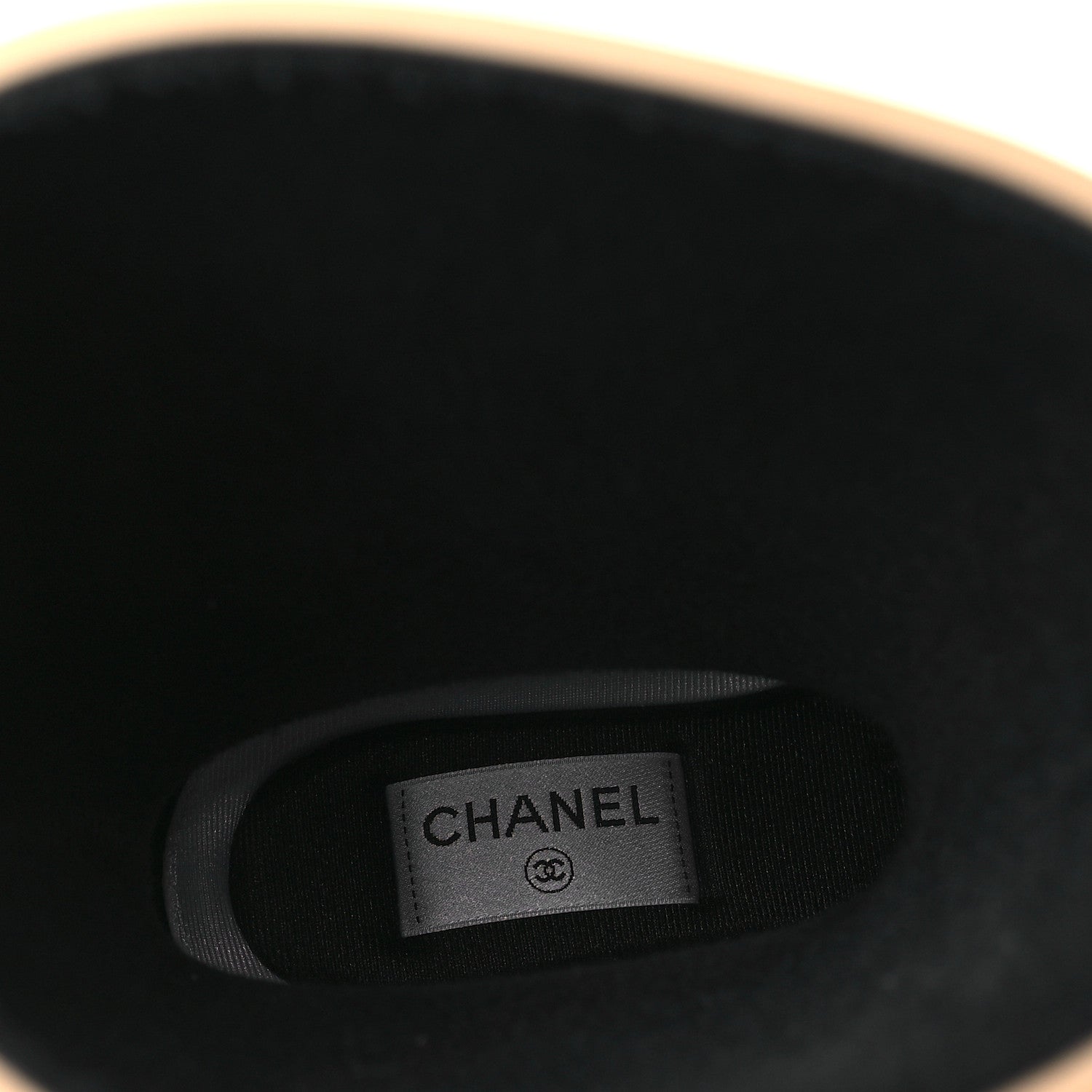 Chanel Caoutchouk CC High Boots 36 Beige 7 of 9