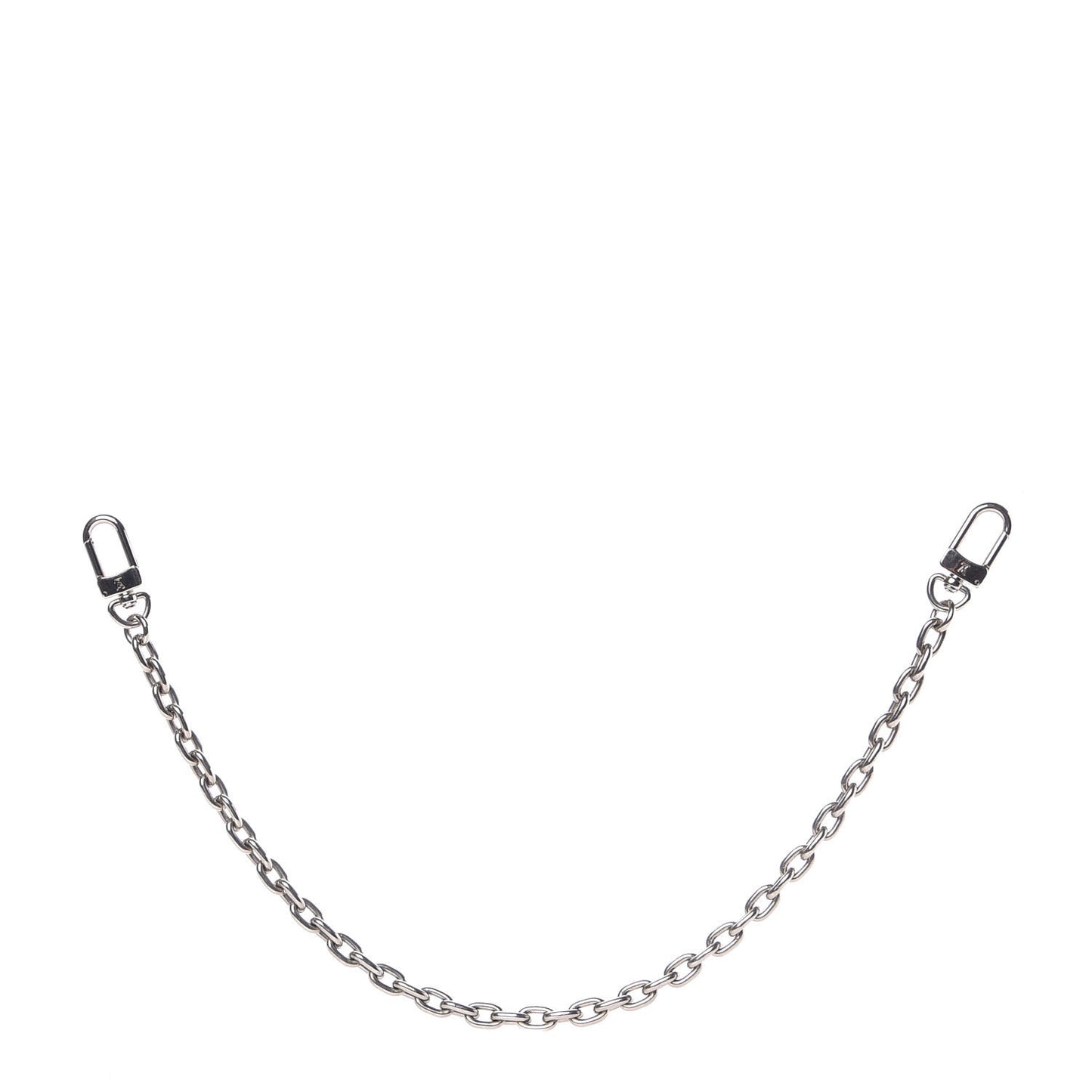 XL Pochette Extender Key Ring Chain Silver