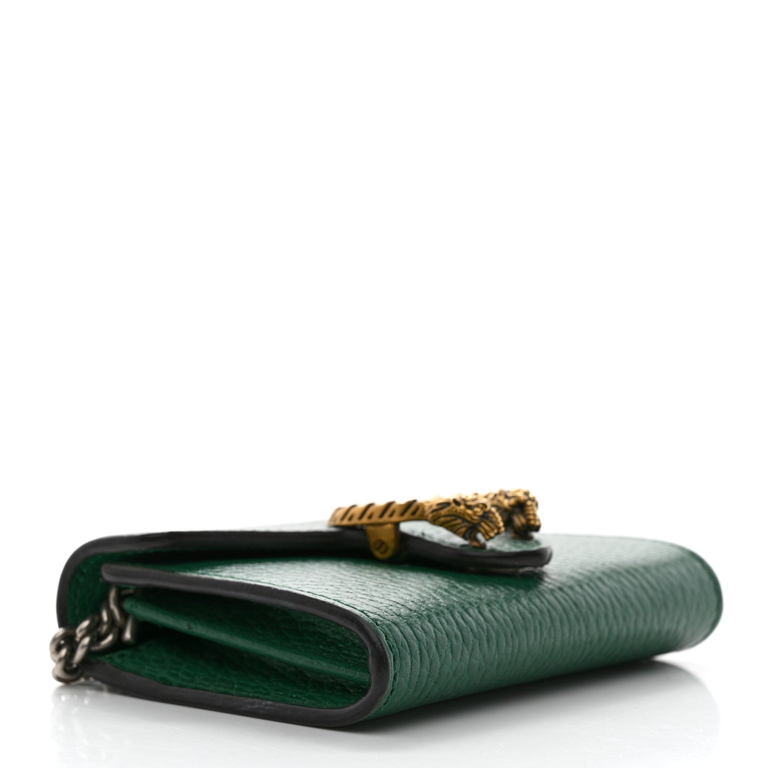 Gucci Calfskin Dionysus Coin Purse Emerald 4 of 7