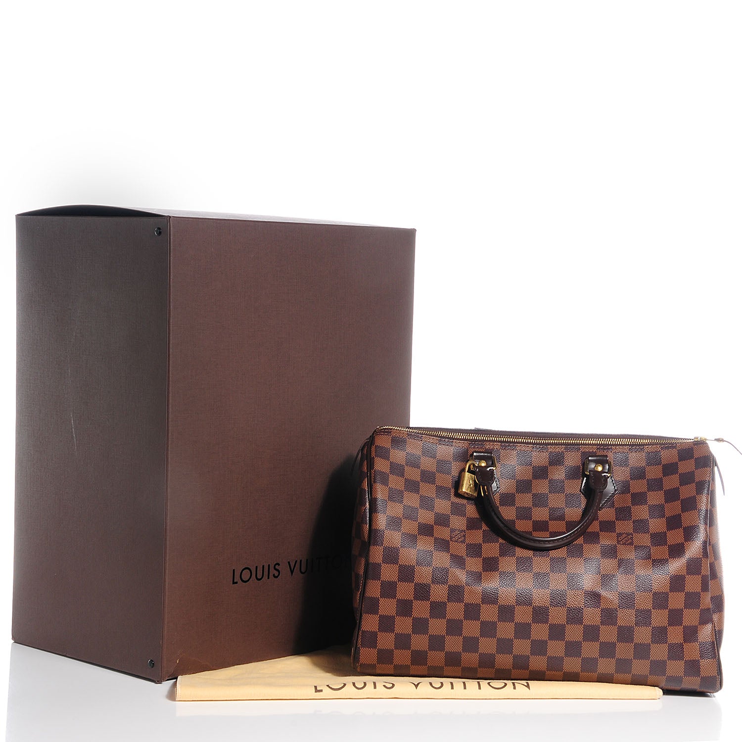 Louis Vuitton Damier Ebene Speedy 35 5 of 8