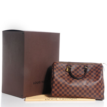 Louis Vuitton Damier Ebene Speedy 35 5 of 8
