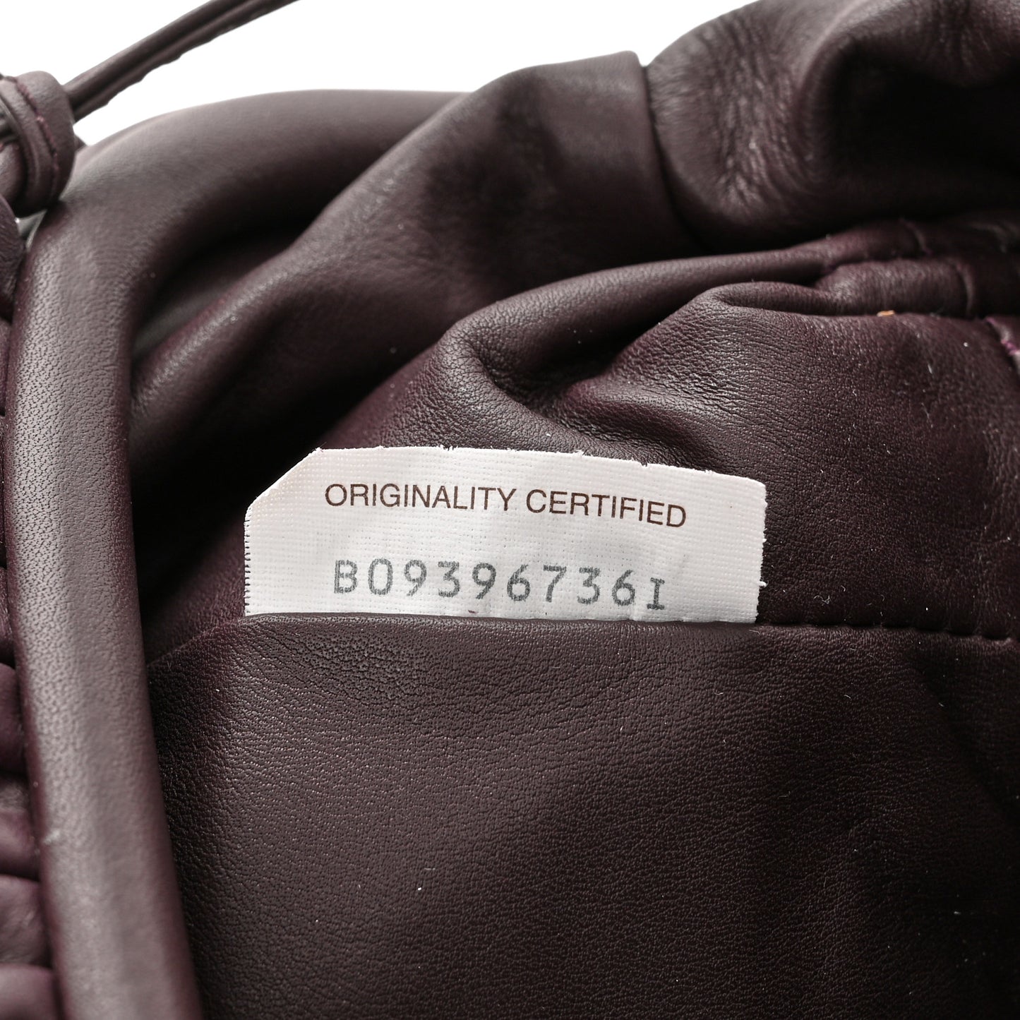 Butter Calfskin The Mini Pouch Grape
