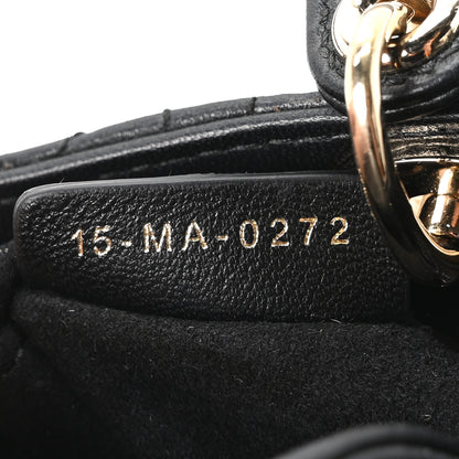 Christian Dior Lambskin Cannage Micro Lady Dior Black 7 of 11