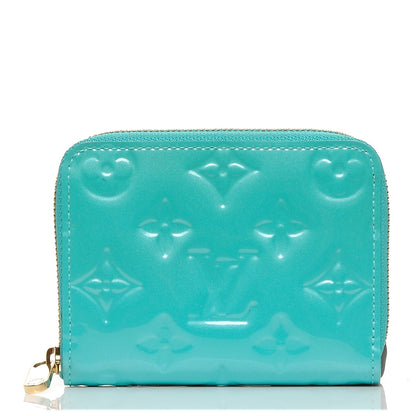 Louis Vuitton Vernis Zippy Coin Purse Blue Lagon 1 of 6