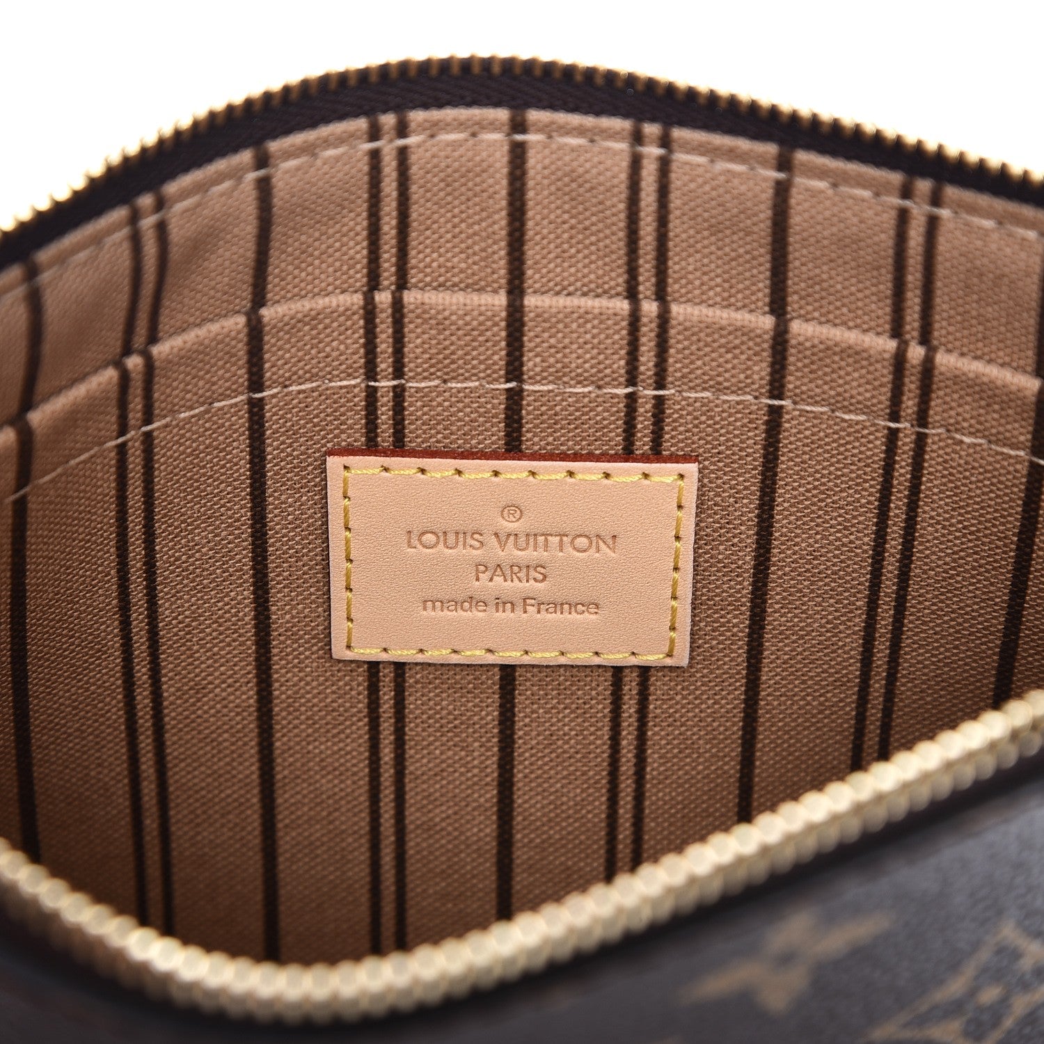 Louis Vuitton Monogram Neverfull MM GM Pochette 6 of 7