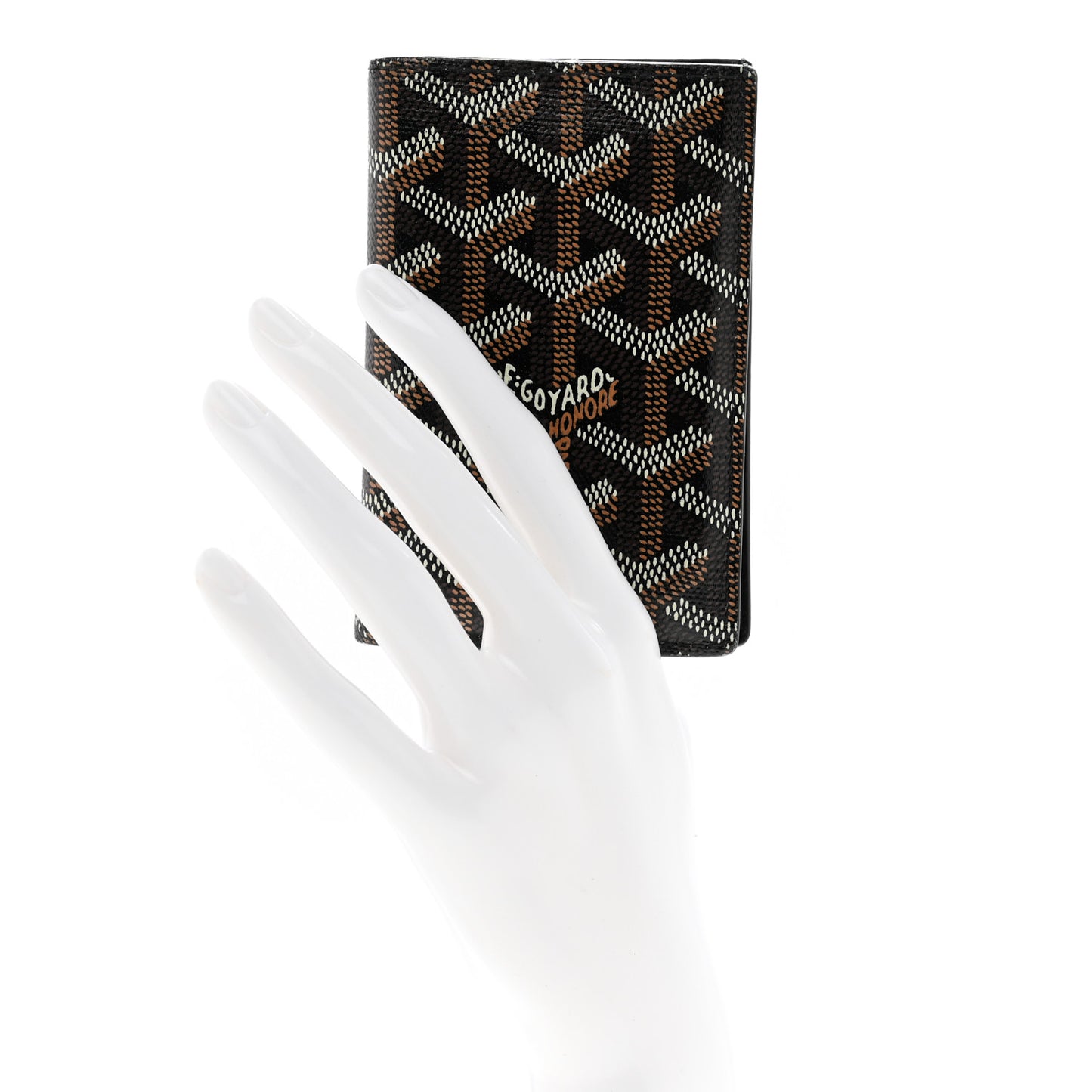 Goyardine Saint Pierre Card Holder Black