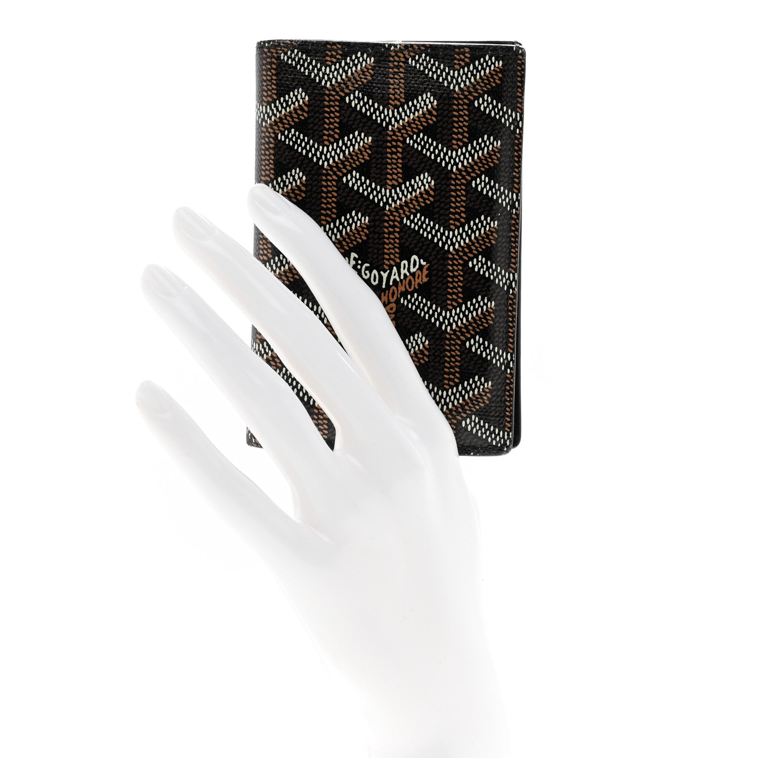 Goyard Goyardine Saint Pierre Card Holder Black 3 of 8