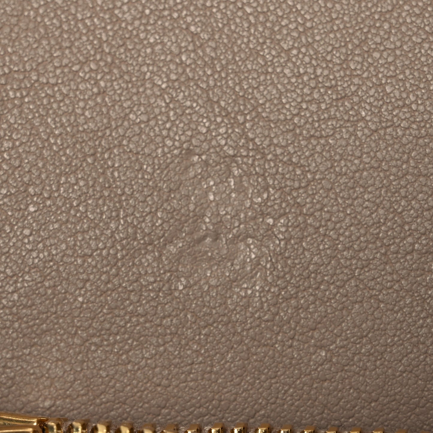 Sheepskin Matelasse Chevron Monogram Medium College Bag Dark Beige