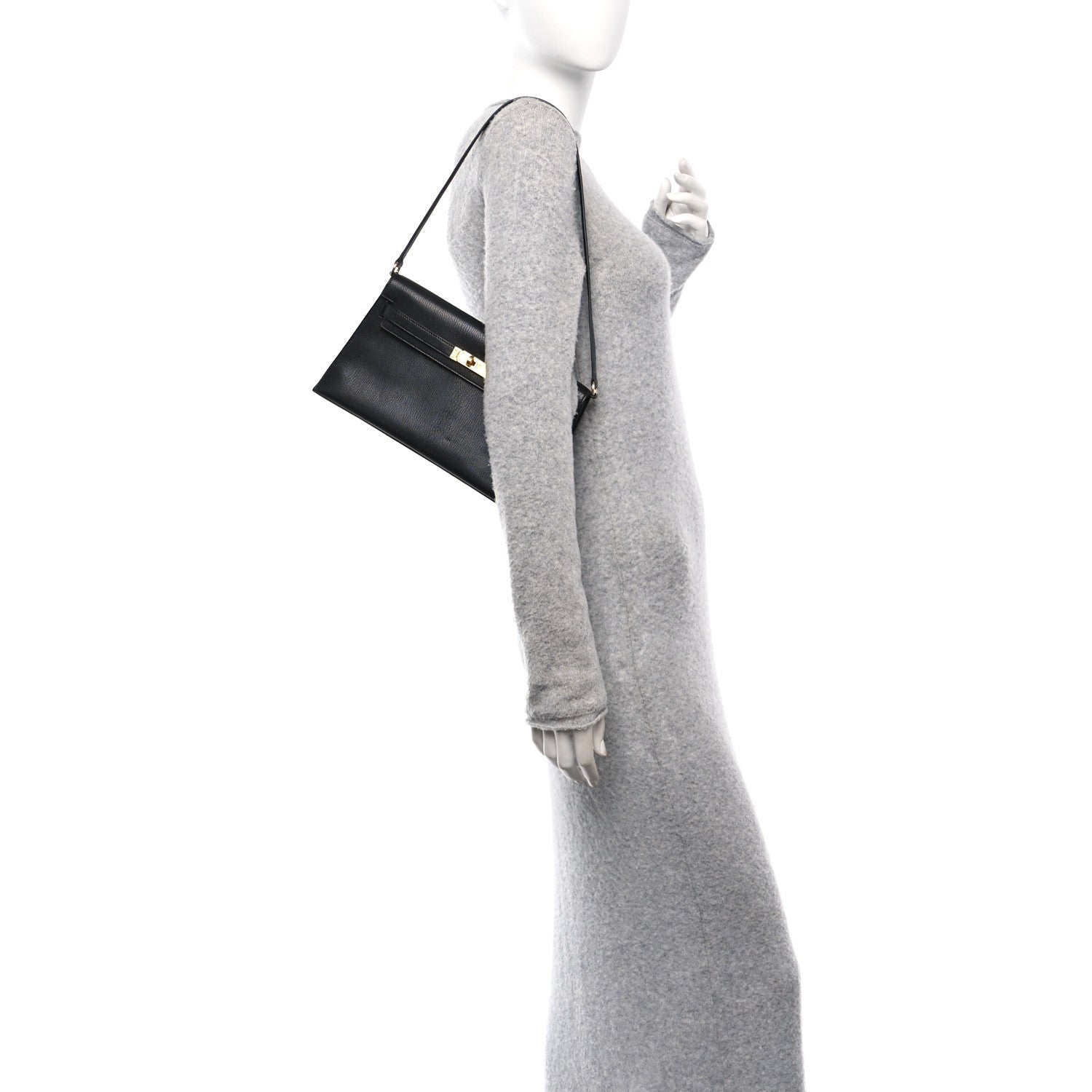 Hermes Chevre Chamkila Kelly Elan Black 2 of 12