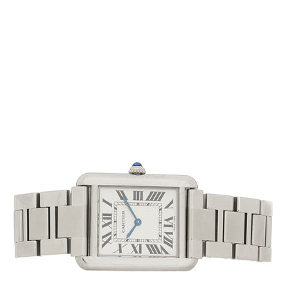 Cartier Stainless Steel 24mm Tank Solo Quartz Watch 2 of 4