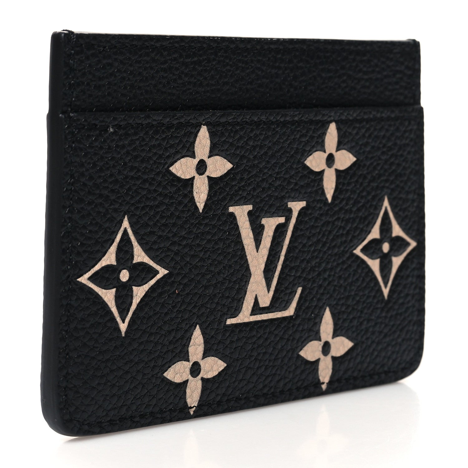 Louis Vuitton Empreinte Card Holder Black Beige 3 of 9