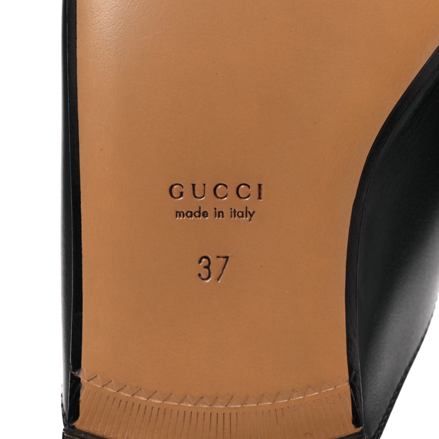 Gucci Calfskin Womens Princetown Slippers 37 Black 8 of 13