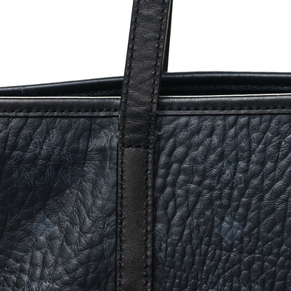 MCM Visetos Toni Shopper Tote Black 12 of 17