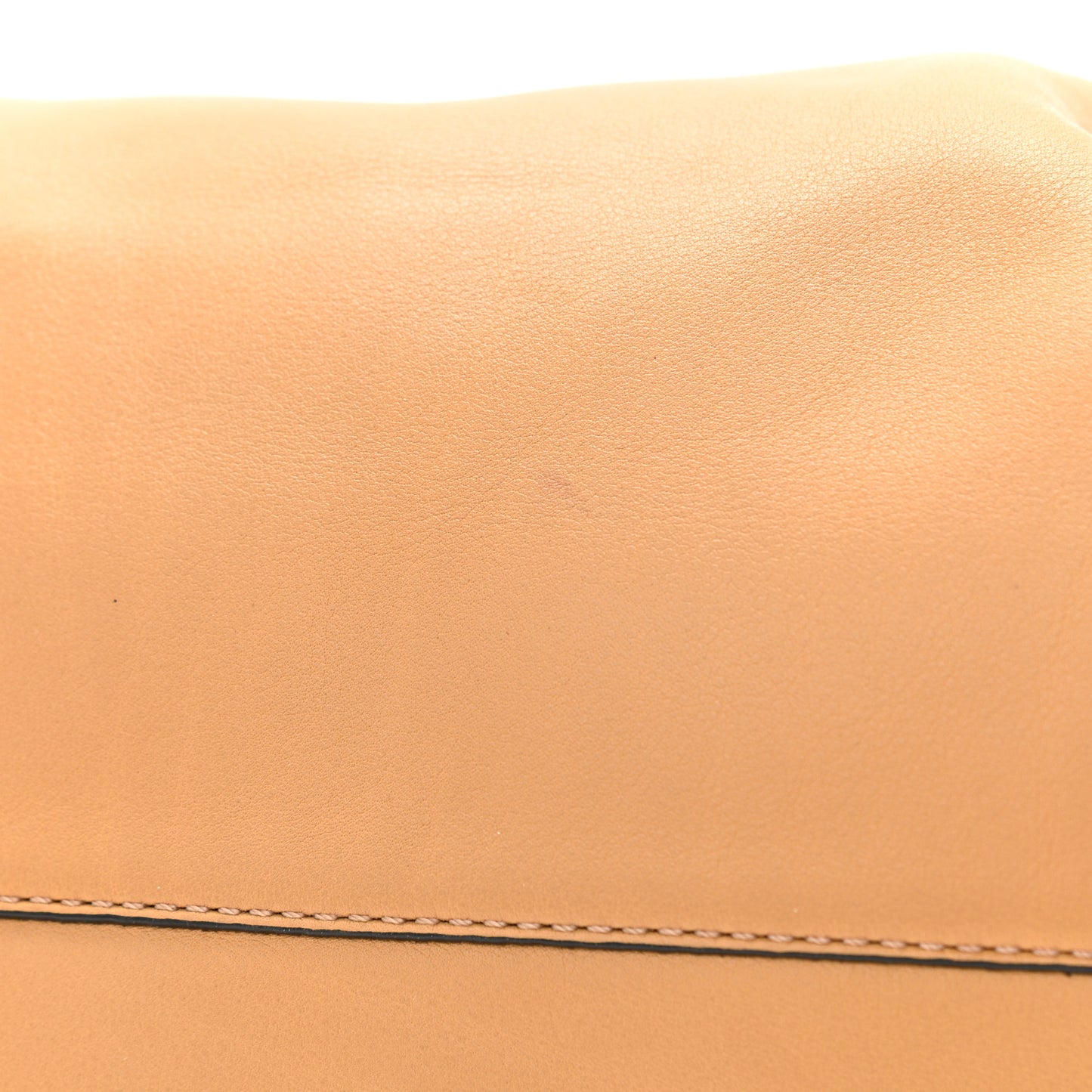 Calfskin Mini Flamenco Knot Clutch Warm Desert