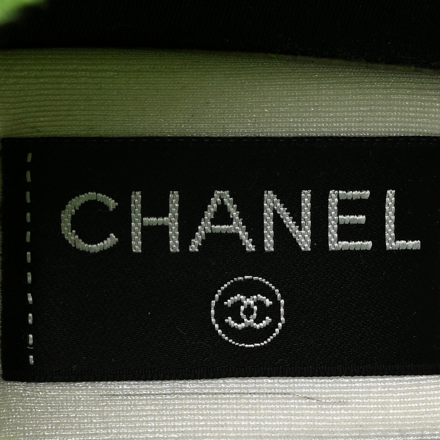 Chanel Nylon Lambskin Suede Calfskin CC Sneakers 37 Green Purple Pink 6 of 7