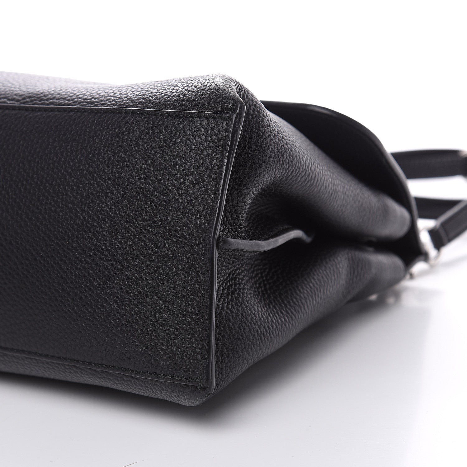 Gucci Cellarius Calfskin Medium Bamboo Daily Top Handle Bag Black 8 of 8
