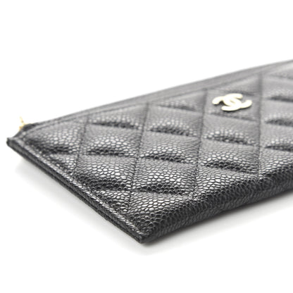 Chanel Caviar Quilted Classic Zip Pouch Black 6 of 10