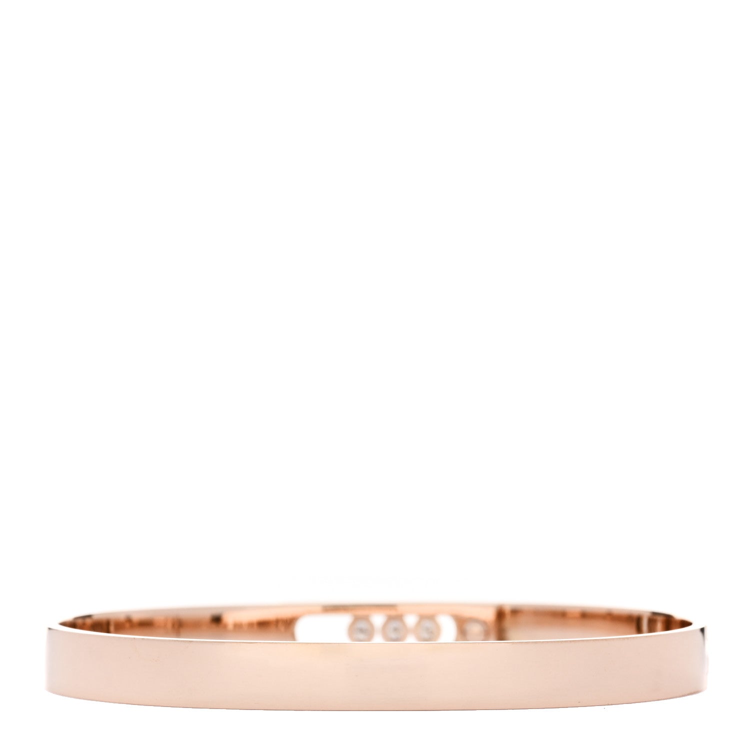 Messika 18K Rose Gold Diamond Move Noa Bangle Bracelet 3 of 5