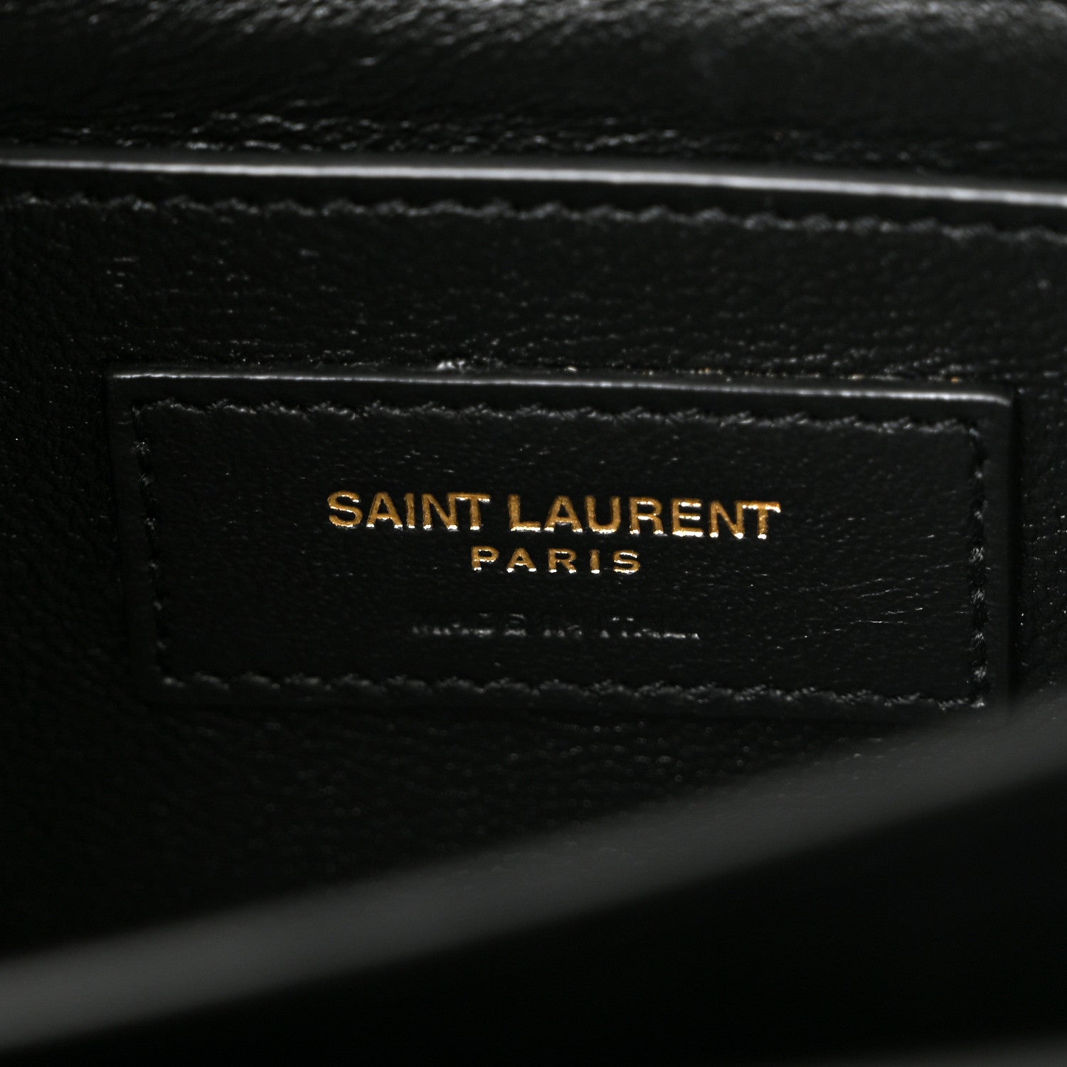 Saint Laurent Calfskin Medium Monogram Sunset Black 6 of 10