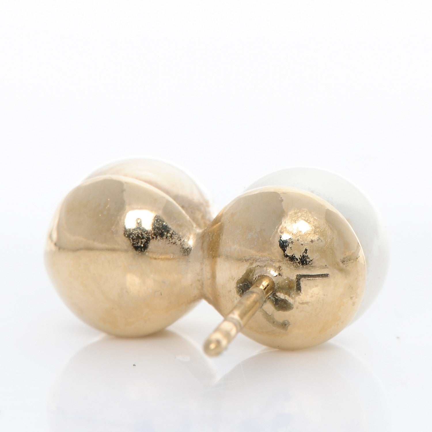 Christian Dior Pearl Mise En Dior Tri Double Tribal Earrings 7 of 7