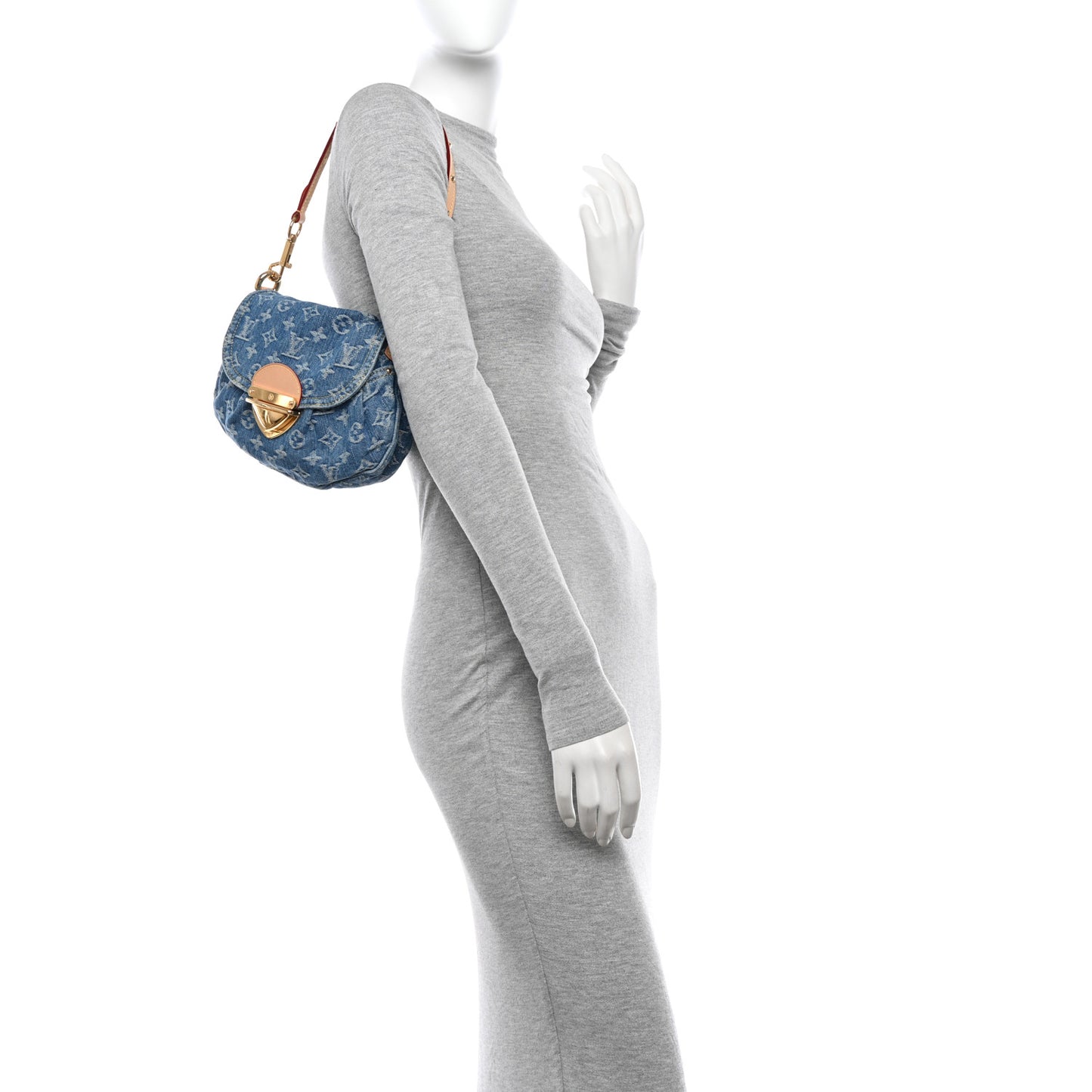 LOUIS VUITTON Monogram Denim Sunset Blue