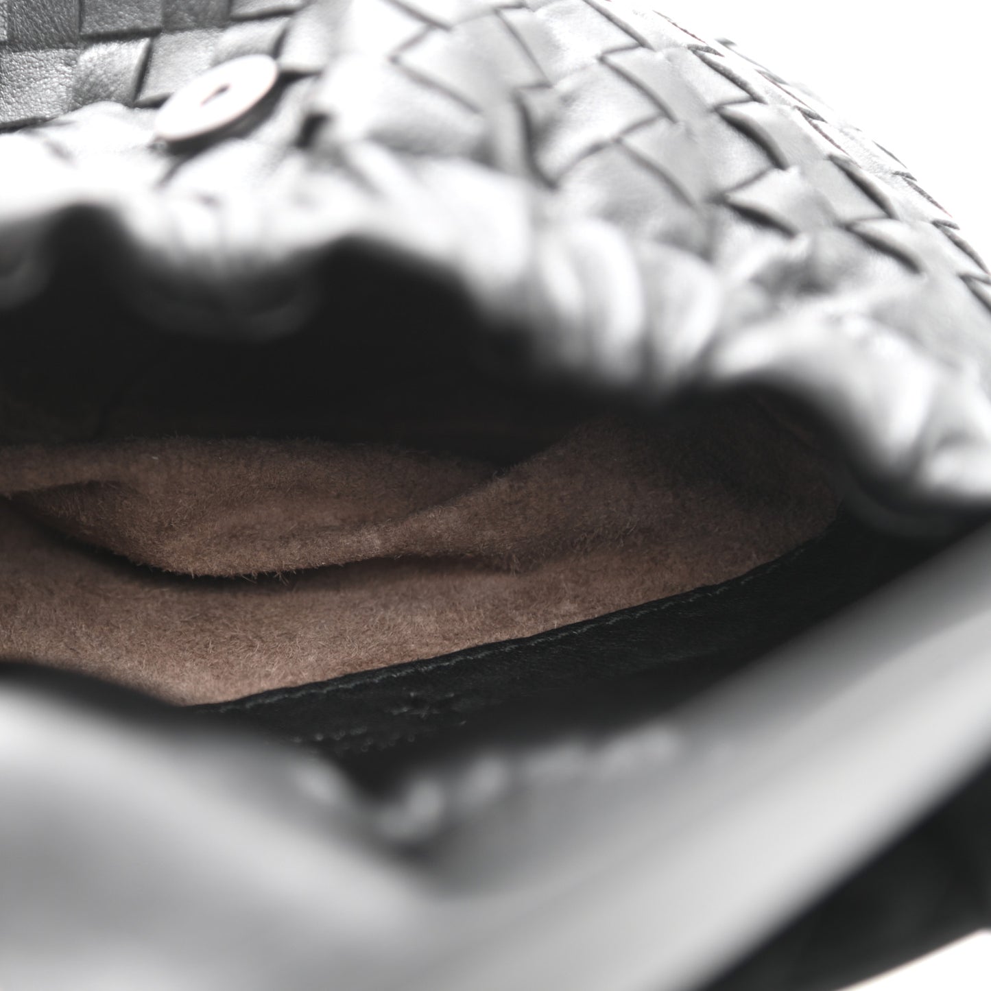 Nappa Intrecciato Belt Bag Nero Black