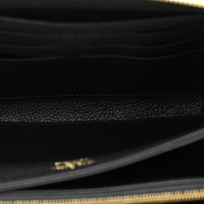 Louis Vuitton Empreinte Monogram Giant Zippy Wallet Black Beige 5 of 9