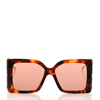 Gucci Acetate Square Frame Wing Sunglasses GG0535S Havana 2 of 8