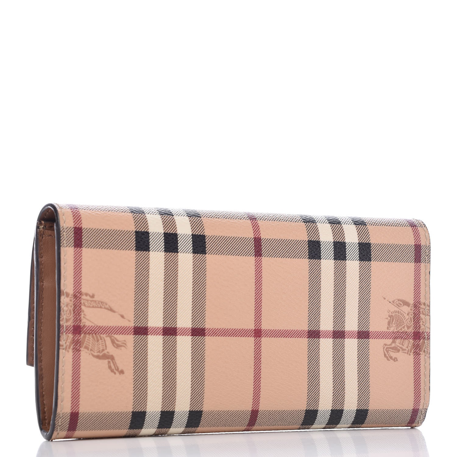 Burberry Haymarket Check Halton Wallet Tan 3 of 9