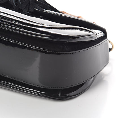 Gucci Patent Medium New Bamboo Top Handle Bag Black 10 of 10
