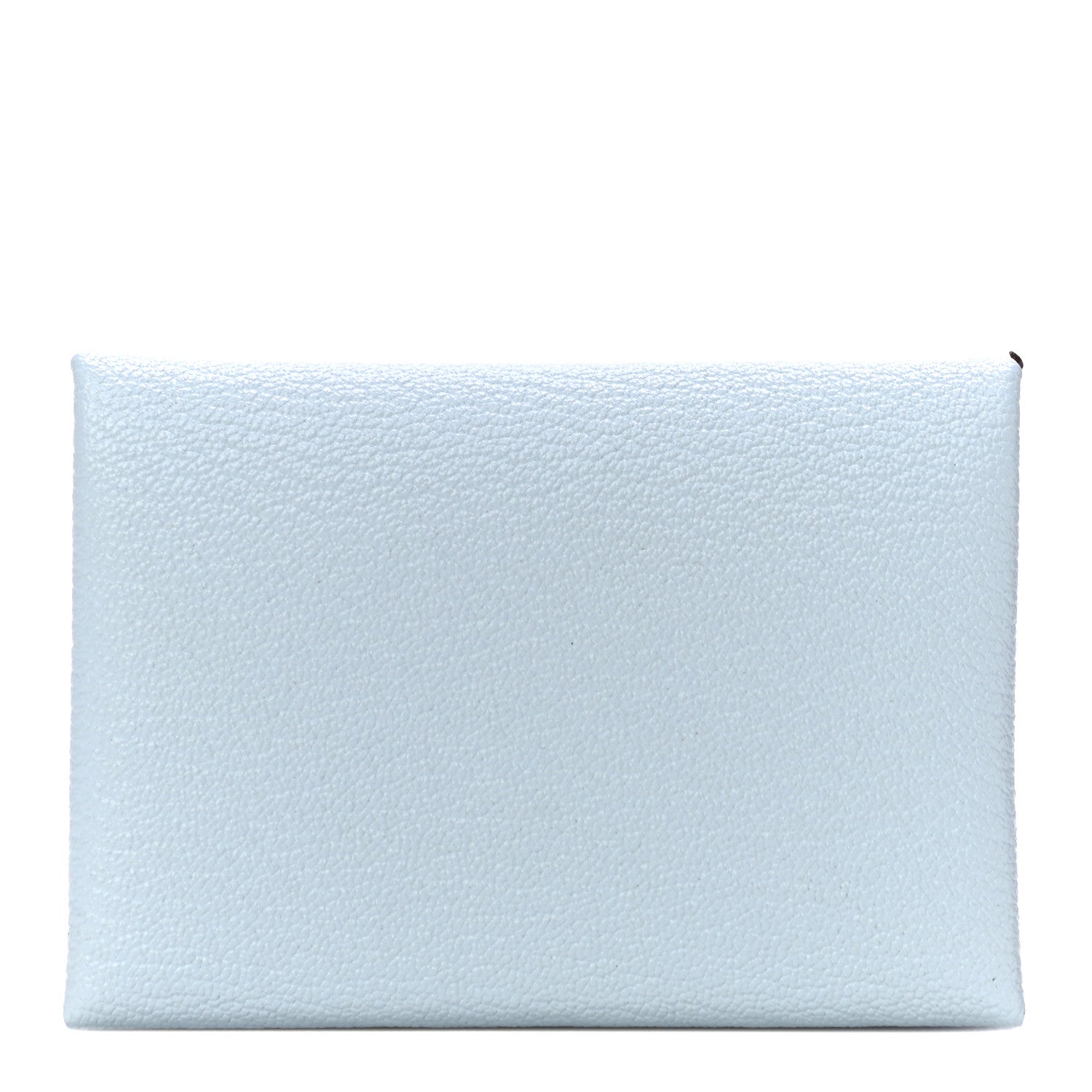 Hermes Chevre Mysore Verso Calvi Duo Card Case Bleu Brume Cuivre 1 of 9