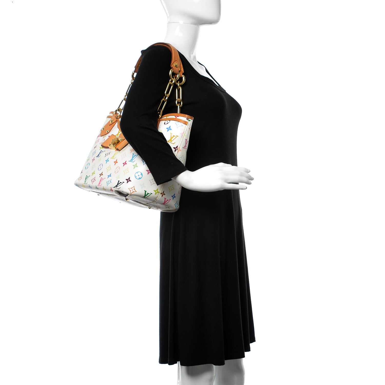 Louis Vuitton Monogram Multicolor Annie GM White 2 of 19