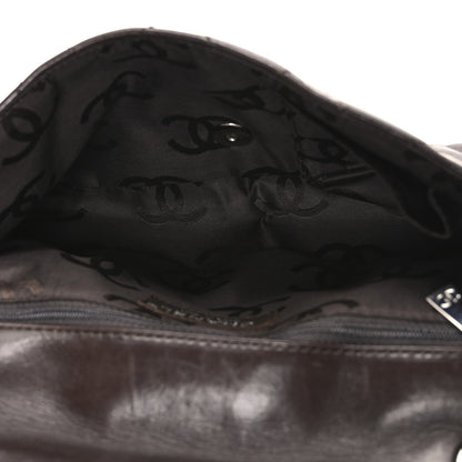 Chanel Lambskin Studded Medium Flap Brown 5 of 12