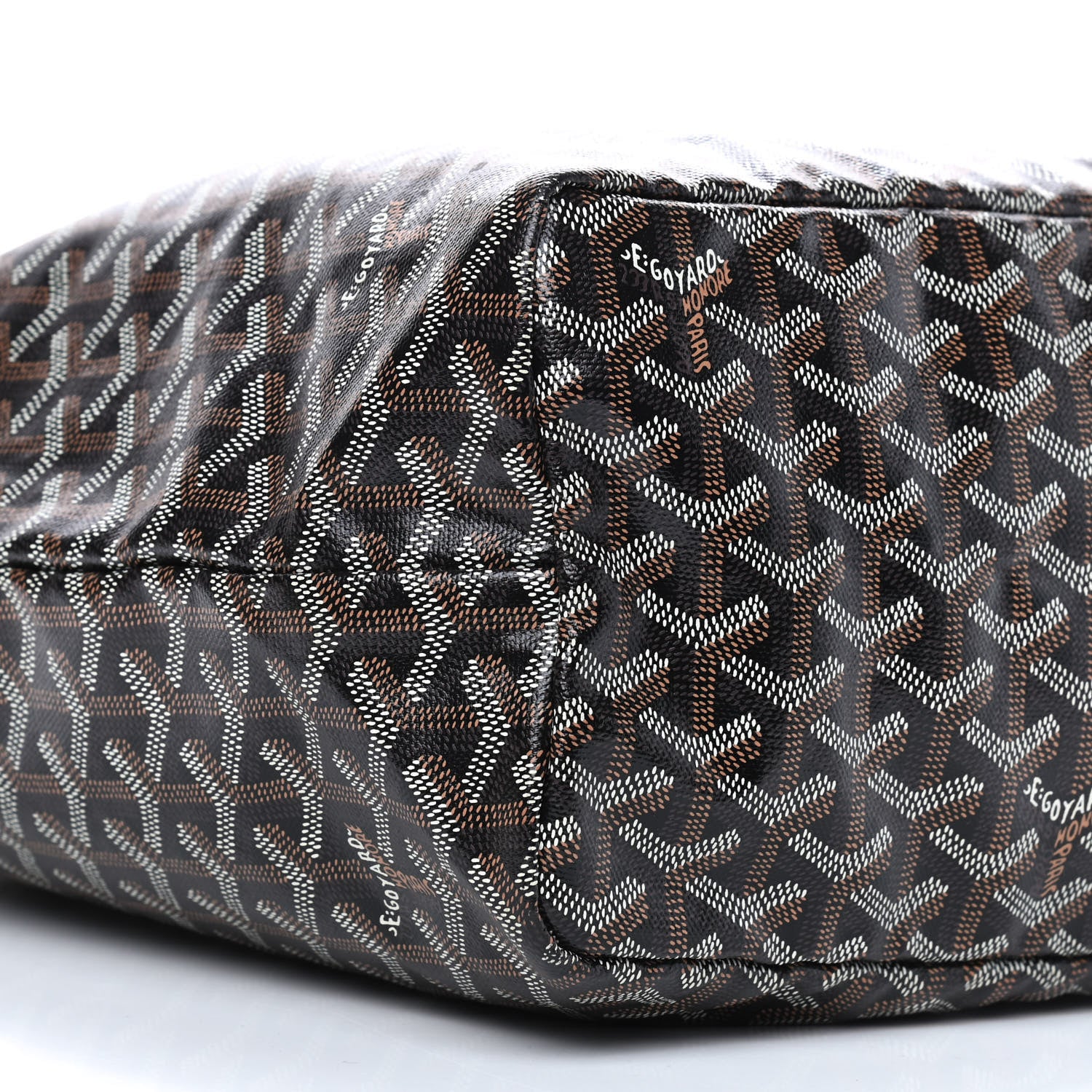 Goyard Goyardine Saint Louis PM Black Gold 9 of 10